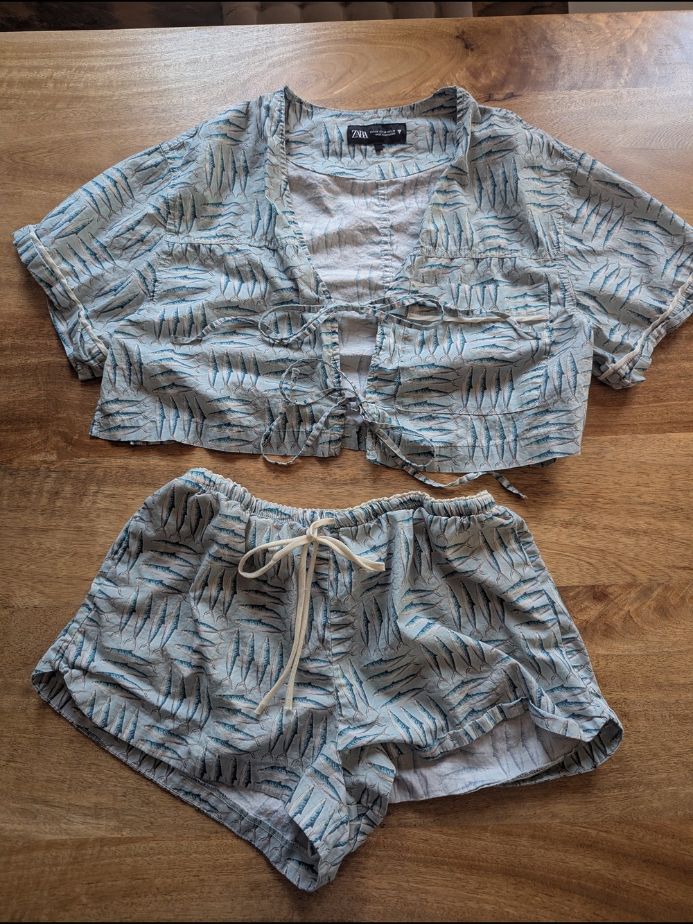 Zara Tie-Front Set